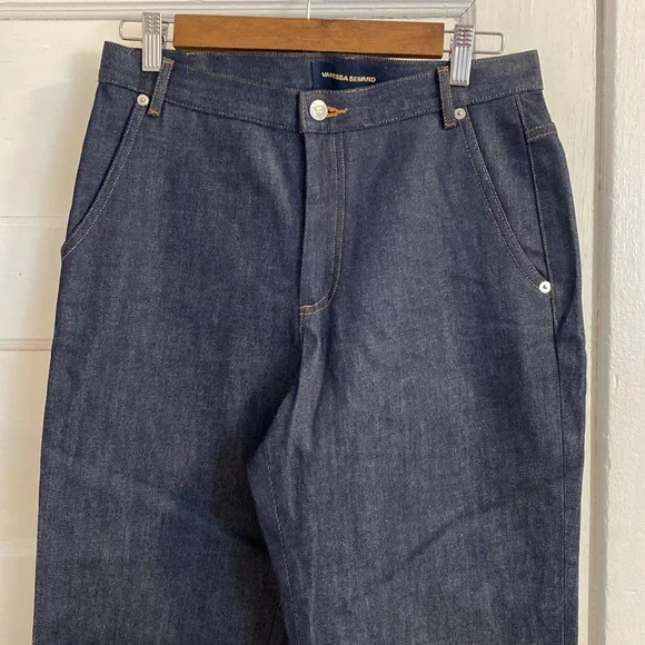 Vanessa Seward Victoire Dark Wash Jeans, Size 38/6 - Picture 6 of 17
